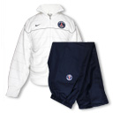 French teams Nike 08-09 PSG Woven Warmup Suit (White)