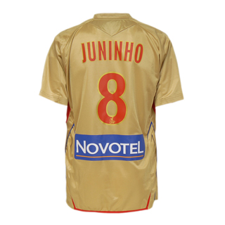 French teams Umbro 07-08 Lyon away (Juninho 8)
