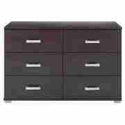 Fresno 6 Drawer Wide Chest, Wenge