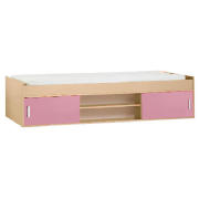 Cabin Bed, Pink & Maple Effect with
