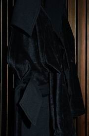 All Black Male Robe Large