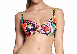 Calypso GG-HH cup floral bikini top