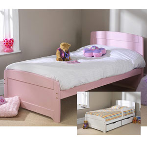 , Rainbow Pink 3FT Single Bedstead