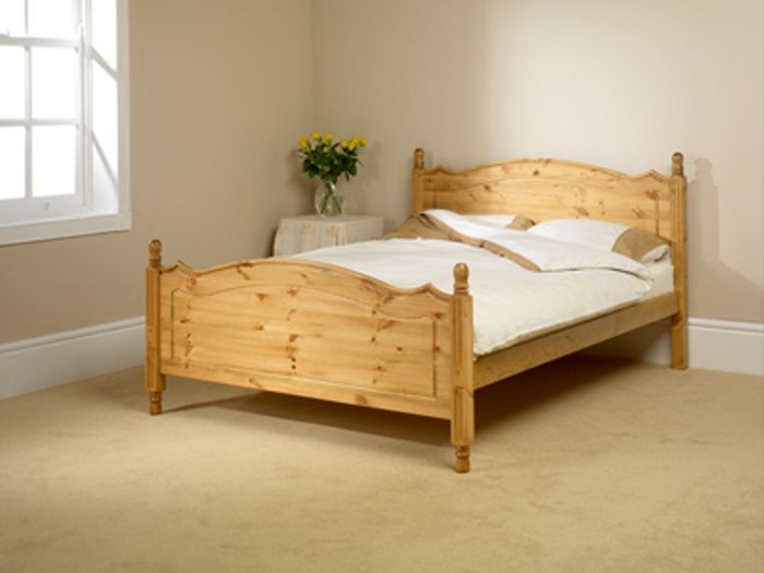 FSM Boston 4ft Small Double Pine Bedstead