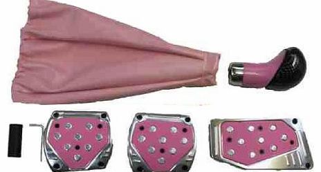 Frontier PINK NON-SLIP CAR PEDAL PADS 