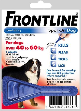 Frontline, 2102[^]0139108 Spot On Extra Large Dog