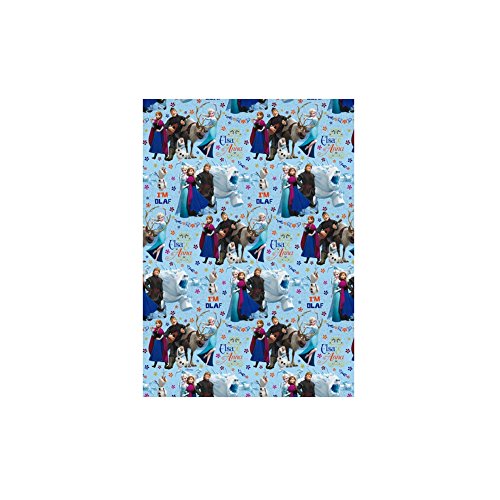 New Official Disney Frozen Gift Wrap Roll - Ideal wrapping paper for your presents and Gifts with this Xmas! (2m Long)