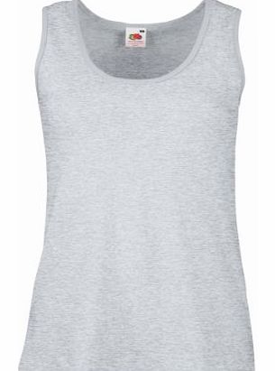 Fruit of the Loom  Lady-fit Valueweight Vest Heather Grey M
