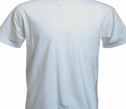 Fruit of the Loom Super Premium T in White Size L (SS10)