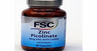 Fsc Zinc Picolinate 30mg 30 Capsules