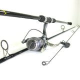FTD Fishing Tackle Direct FTD 3.6m 12ft Carp Pike Fishing Rod Carbon 2-2.5lb T/C and FTD 10 Ball Bearings Baitrunner Reel Set
