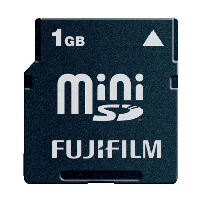 Fuji 1GB Mini SD Card