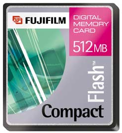 Fuji 512mb CompactFlash