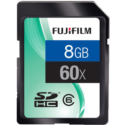 Fuji 8GB SDHC Card Class 6 60x Speed