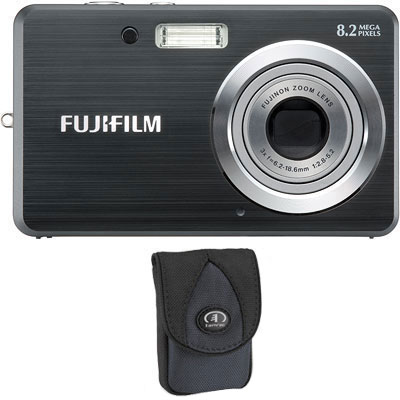 Finepix J10 Black Compact Camera with Bag