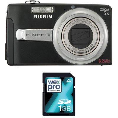 Finepix J50 Black Compact Camera with 1GB