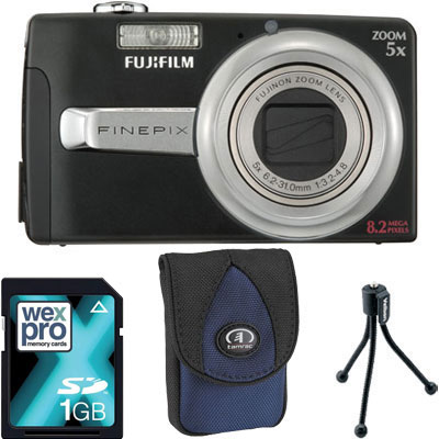 Finepix J50 Black Compact Camera with Bag,