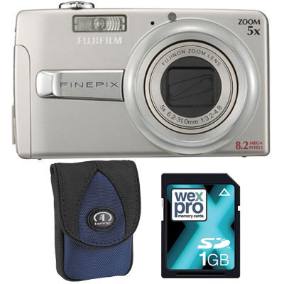 Finepix J50 Silver Compact Camera with Bag