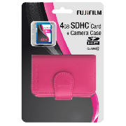 Fuji PINK CASE 4GB MEMORY CARD