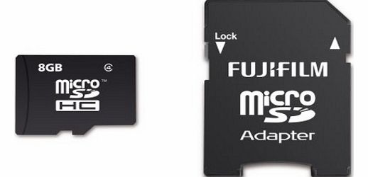 Fujifilm 8 GB Micro SD Card, NM00110A, Class 4 Micro-SDHC