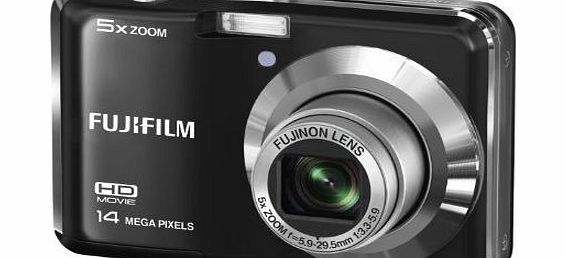 Fujifilm FinePix AX500 Digital Camera - Black (14MP, 5x Optical Zoom) 2.7 inch LCD screen