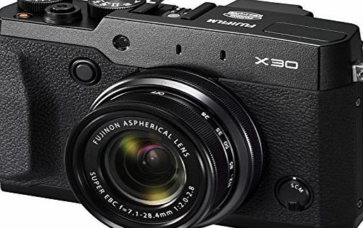 Fujifilm X30 12 MP Digital Camera - Black