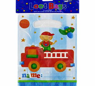 Fun at One Birthday Boy x8 Loot Party Bags