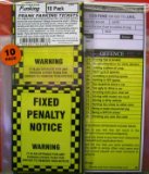 Funking Prank Parking Tickets 10 PACK