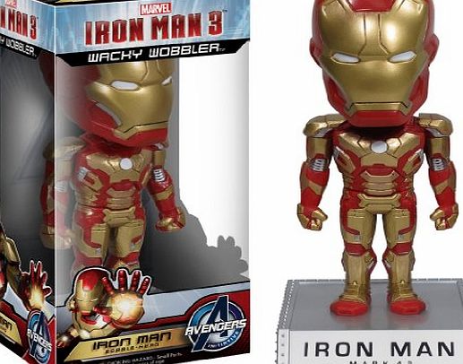 FunKo Iron Man 3 Bobble Head Figure: Iron Man 3 Wacky Wobbler Series