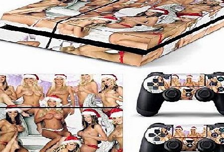 Funky Planet PS4 FULL BODY Accessory Wrap Sticker Skin Cover Decal for PS4 Playstation 4, Ass