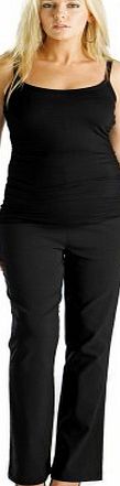 FunMum Maternity Bootcut Maternity Pregnancy Trousers, UK Size 10 (S), Petite length 28``
