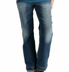 FunMum Maternity Vintage Maternity Jeans, Over the Bump, UK Size 8 (XS), Regular length 31``