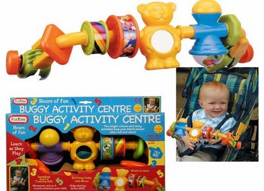 Fun Time Buggy Activity Centre - Toy for Baby Buggy Stroller Pushchair