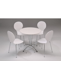 Furniture Link Clearance - Soho White Round Dining Table
