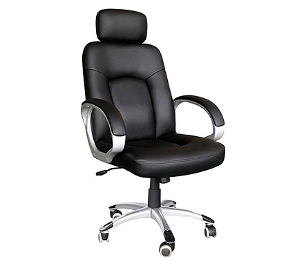 Furniture Link Oscar Gas Lift Executive Office Chair - WHILE