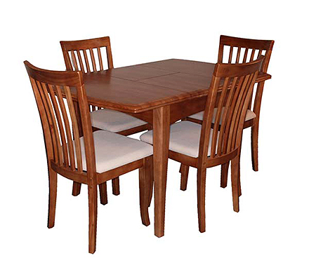Furniture Link Seville Small Extending Maple Dining Table