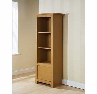 Fuse Tall Display Cabinet - Oak