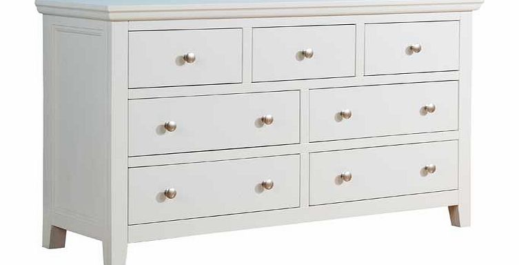 Furniture Solutions Venice 4 3 Drawer Chest - White