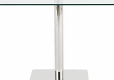 Furniture Village Luca Square Glass Dining Table