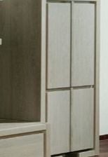Furniture Village Quba Single Mid Height Cupboard Hinged Left