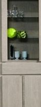 Furniture Village Quba Single Tall Showcase Hinged Right