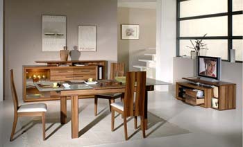 Furniture123 Adeline Furniture Set with Extending Dining Table