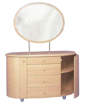 Alpha Dressing Table and Mirror