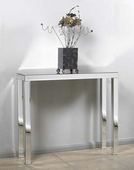 Art Mirrored Console Table