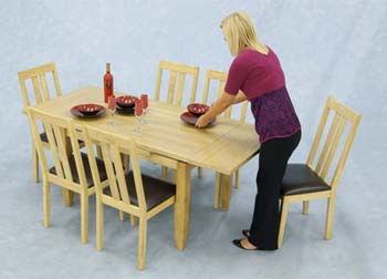 Furniture123 Ashington Ash Extending Rectangular Dining Set