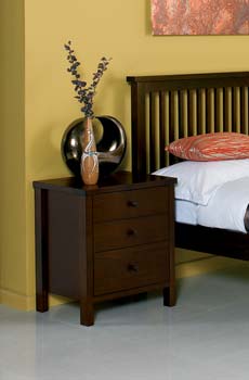 Furniture123 Atlanta Deep Oak Bedside Table