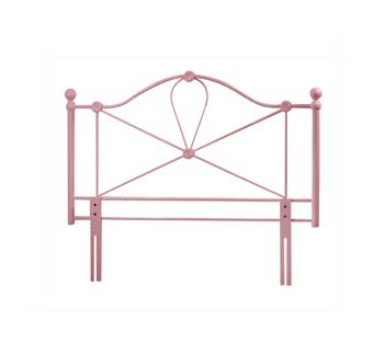 Furniture123 Bailey Pink Double Metal Headboard - FREE NEXT
