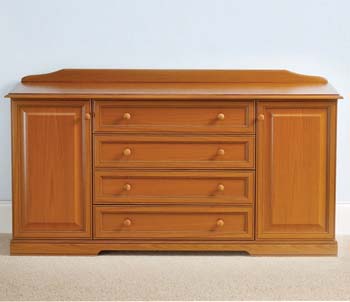 Furniture123 Bath Cabinets Rochester Large Sideboard - WHILE