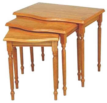 Furniture123 Bath Regency Nest of Tables in Teak