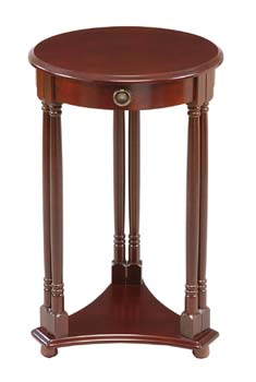 Furniture123 Bath Round Table in Mahogany